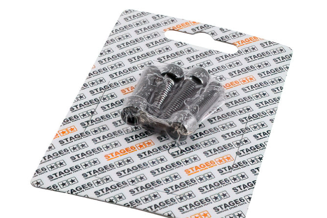 Skruvar Stage6 R/T för cylinderadapterplatta Minarelli