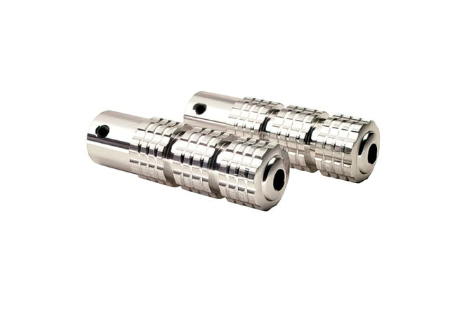 FOTPINNAR RÄFFLADE SILVER