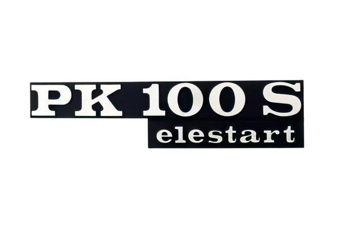 Emblem Vespa PK 100 S Elestart svart / krom