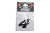 Autocollant numero 4 noir (h. 5,5cm)