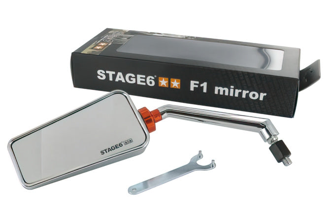 Spegelset F1 Stage6 krom