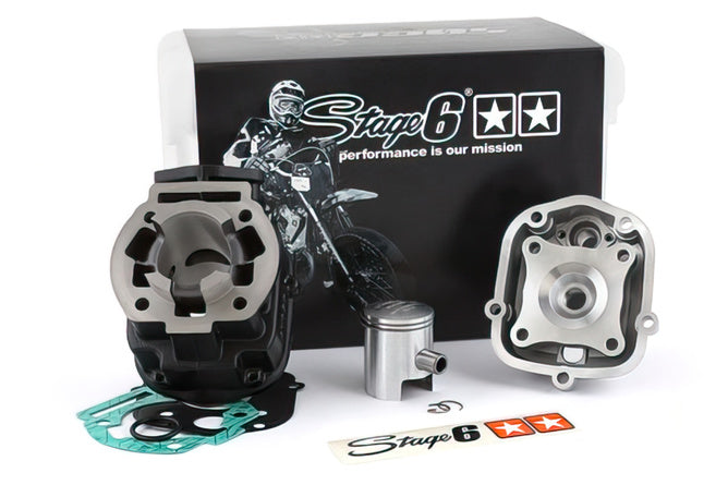 Cylinder Kit Stage6 50cc Streetrace gjutjärn Derbi Euro 3 / 4