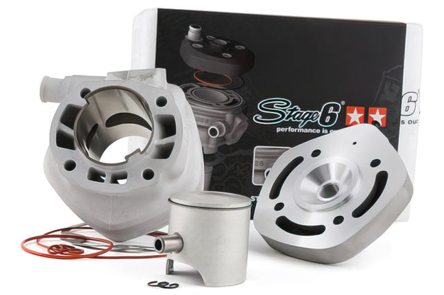 CYLINDER STAGE6 70CC SPORT PRO MK2 10MM MINARELLI HORIZONTAL LC - Mopedproffsen