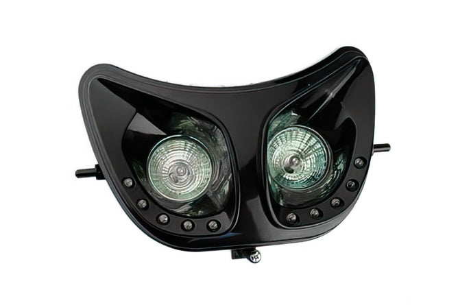 Twin Headlight Derbi Senda svart