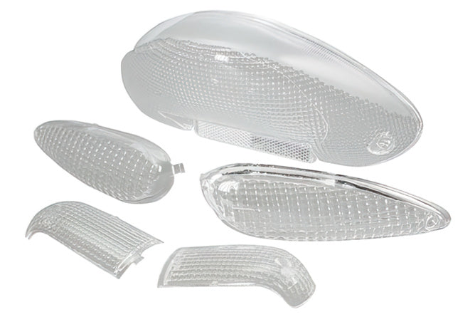 Indicator + Bakljuslinser Set STR8 Suzuki Katana vit