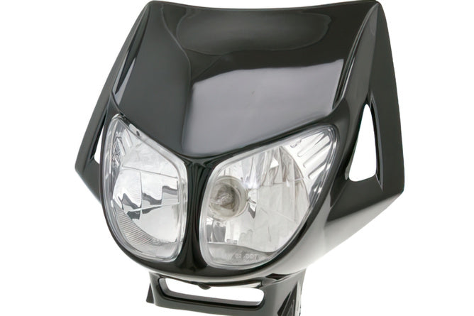 Twin Headlight Mask Enduro svart