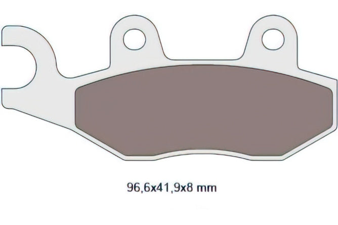Bromsbelägg organiska Kymco 50/125cc