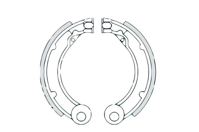 Bromsbelägg bak RMS Vespa 125 - 150cc 1951 - 63 (VNB1T-VBB)