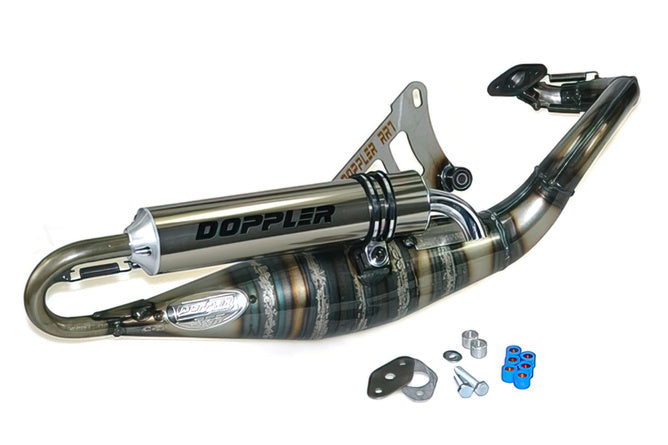 Avgassystem Doppler RR7 gatlaglig Yamaha Aerox / MBK Nitro