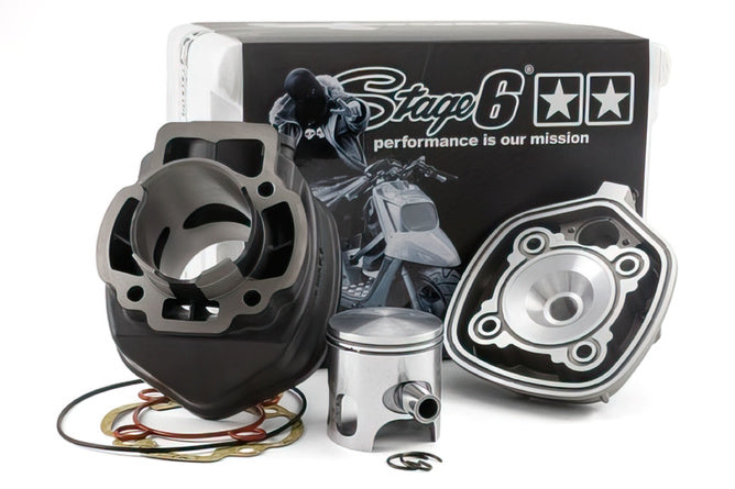 Cylinderkit Stage6 70cc Streetrace gjutjärn Piaggio LC