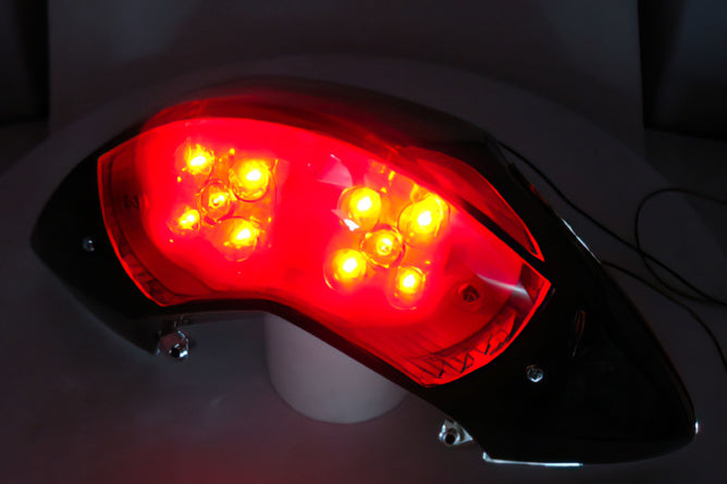 Bakljus med blinkers LED Black Line Yamaha Jog