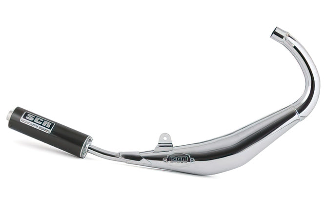 Avgassystem SCR Corse SM Chrome 50cc Derbi Senda / DRD (låg montering) kolfiber