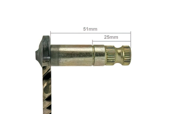 Kickstartaxel GY6, 50cc, 51mm/25mm