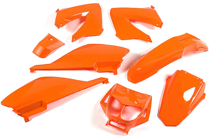 KÅPKIT DERBI X-TREME FÖRE 2011 (8 DELAR) ORANGE - Mopedproffsen
