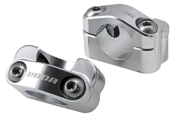 Handtagsfästen Voca Racing 28mm CNC silver