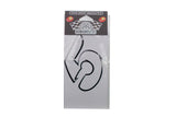 Autocollant numero 5 blanc (h. 9cm)