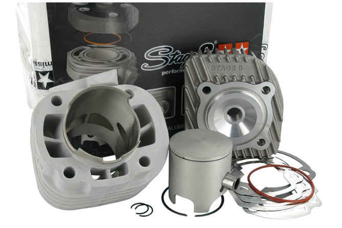 Cylinderkit Stage6 70cc Racing MK2 12mm kolvpinne Minarelli horisontell AC