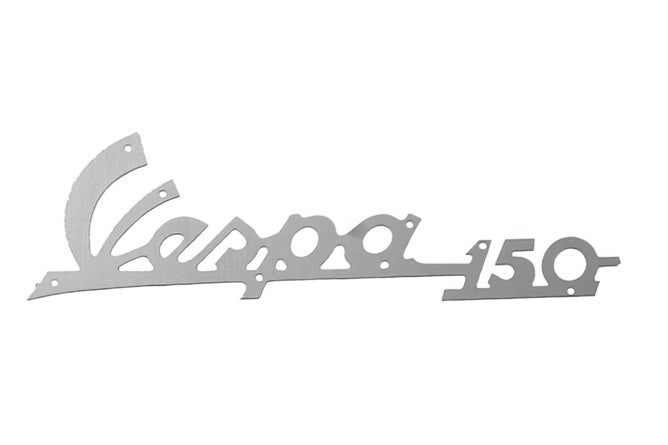 Skylt Vespa 150cc krom