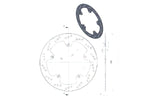 Disque de frein avant 280mm NG Brake Disc MBK X-Power / TZR apu002703