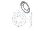 Couronne RYS 52 dents Peugeot 103 (diamètre 94mm)
