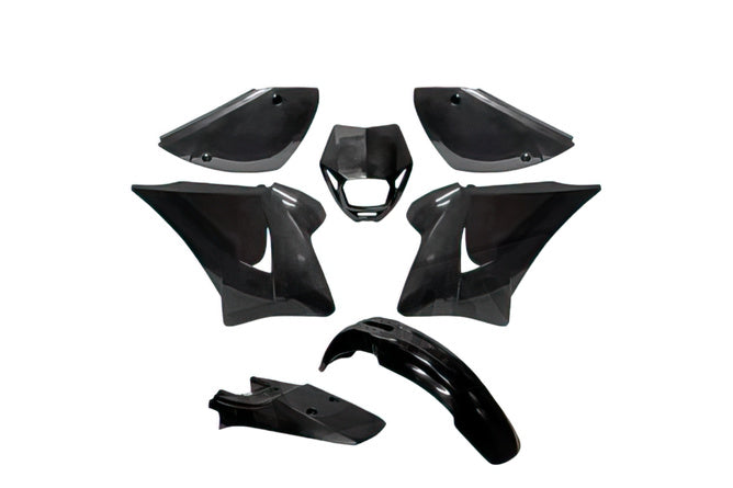 Kåpkit Rieju RR 2005-2007 (7 delar) Svart - Mopedproffsen