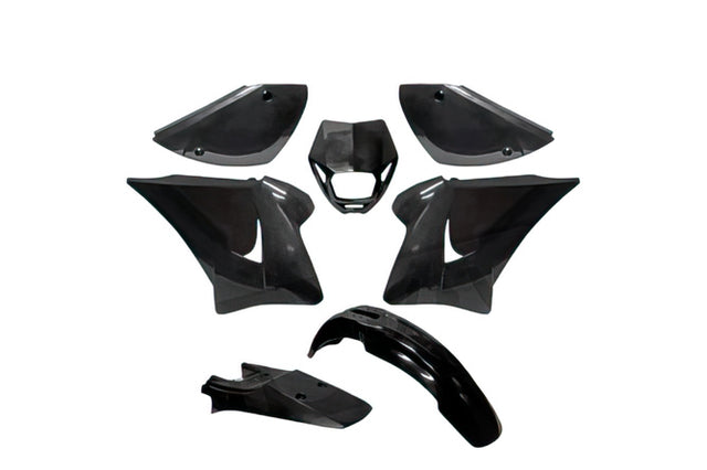 Kåpkit Rieju RR 2005-2007 (7 delar) Svart - Mopedproffsen