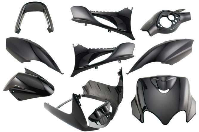 Kåpkit Yamaha Jog R (9 delar) Svart - Mopedproffsen