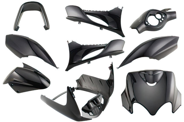 Kåpkit Yamaha Jog R (9 delar) Svart - Mopedproffsen