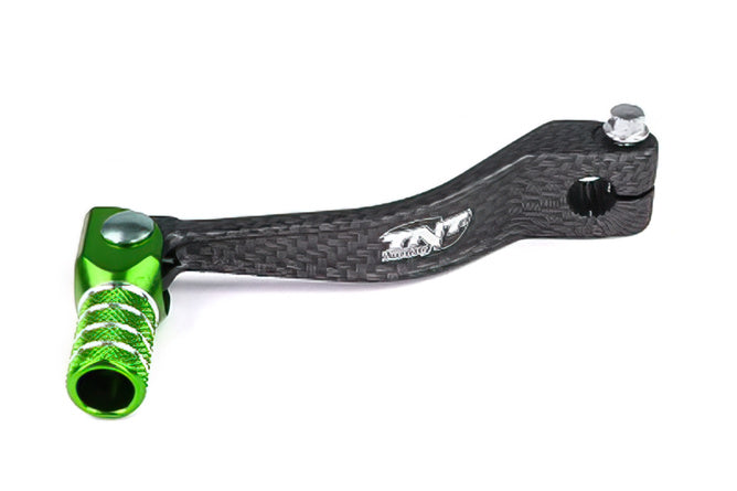 Växelspak vikbar Derbi aluminium kolfiberlook / grön