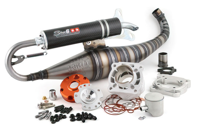 Tuning Kit Cylinder + Avgassystem Stage6 R/T 70cc Minarelli Horisontell LC