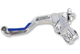 Clutch Lever + Mount short blue Moose Racing