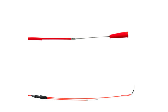 Gashandtagskabel Teflon® Doppler röd Derbi / Aprilia / Gilera efter 2010