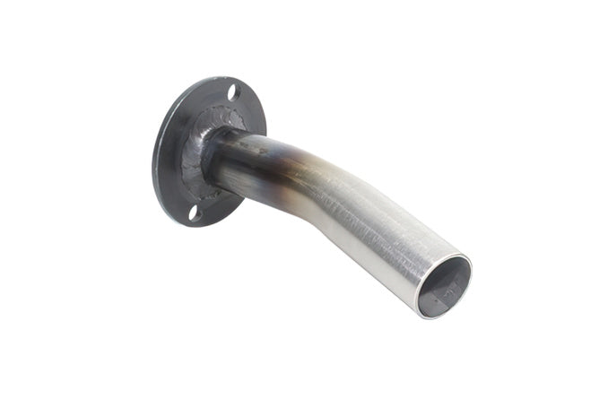 Anslutningsrör avgas - dämpare böjd KRM d.22 x d.19 mm