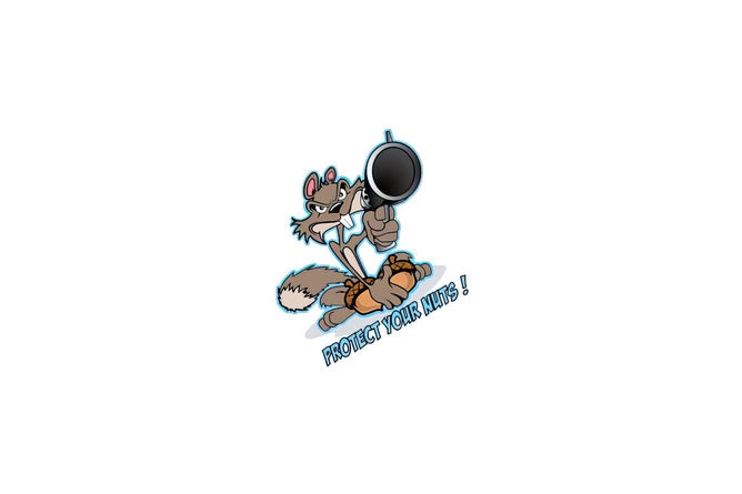 Klist sticker Lethal Threat Protect Your Nuts 7x11cm