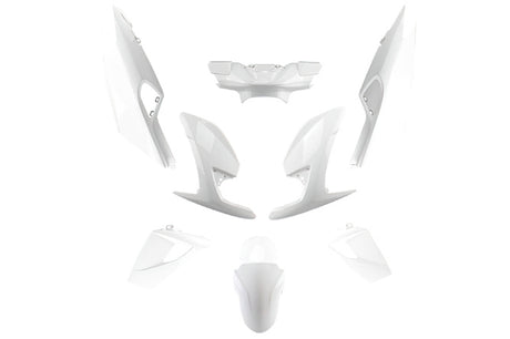 Kåpkit Peugot Speedfight 4 (8 delar) Vit - Mopedproffsen
