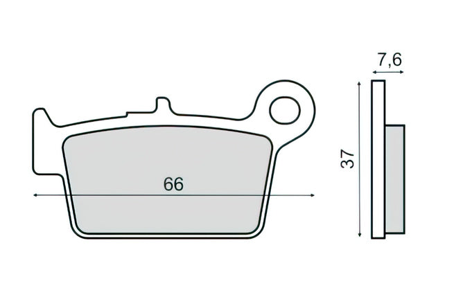 Bromsbelägg Beta RR