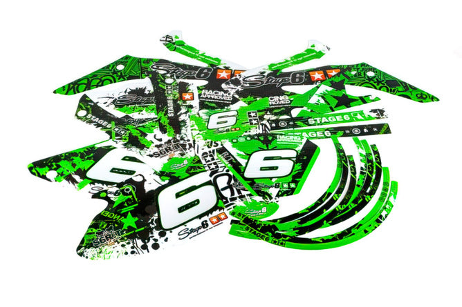 Grafik Kit Honda HM 50 Stage6 grön / svart