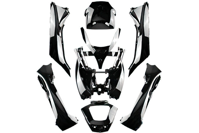 Karosskit 8 st. svart glansig Piaggio MP3 2008 - 2013