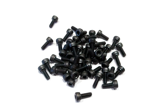 Skruvsats sexkantig socket M4x25 BTR svart (x100)