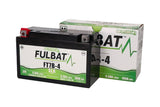 Maintenance free scooter battery Fulbat 12 Volt 6 Ah 150x65x95mm