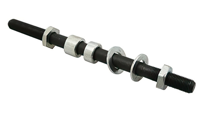 Hjulaxel bak M10x1.00 - 168mm MBK moped