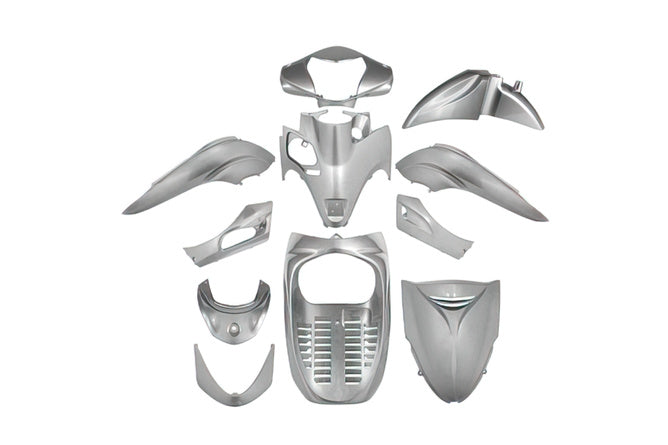 Kåpsats 11 delar silvergrå Honda SH 30 2007 - 2010