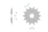 Front Sprocket Afam 11 teeth KX 125