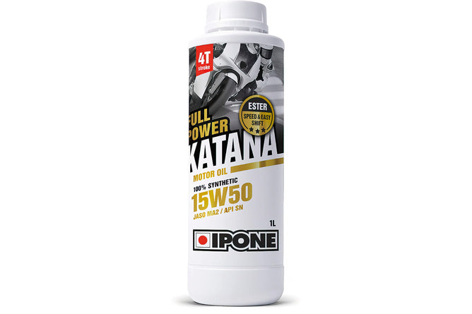 4-Taktsolja 15W50 Ipone Full Power Katana 100% syntetisk 1L