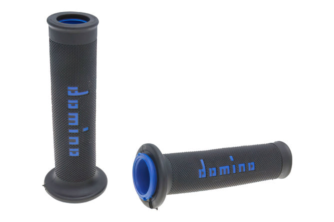 Grips Domino A010 On-Road svart / blå (öppna ändar)