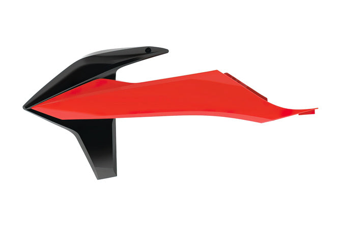 Sidopaneler fram Polisport svart / neon orange KTM SX / SX-F