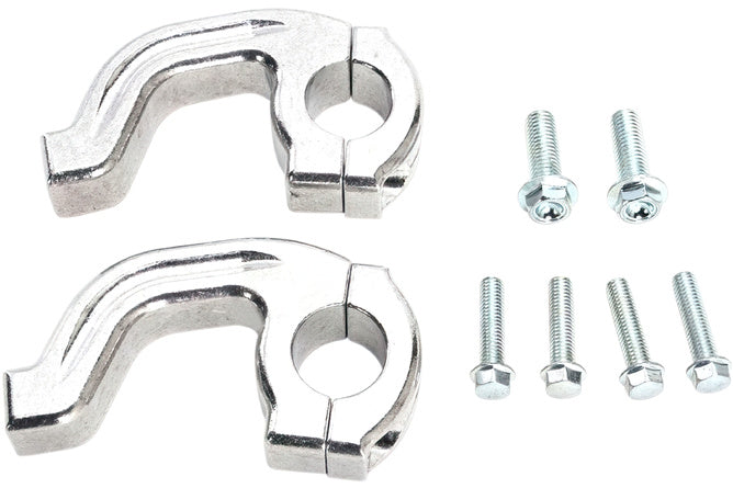 Handskyddsmonteringar / Klämmor Contour 22 mm silver