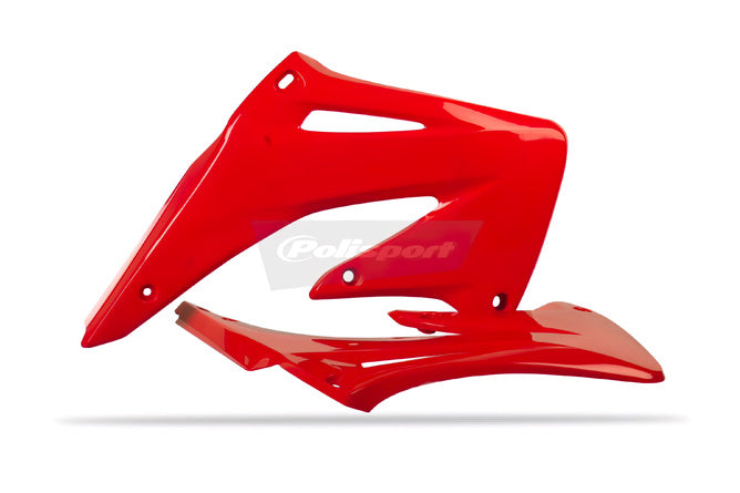 Sidopaneler fram Polisport CRF 450 02-04 röd