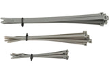 Cabe Ties 10cm / 15cm / 20cm grey (x30)