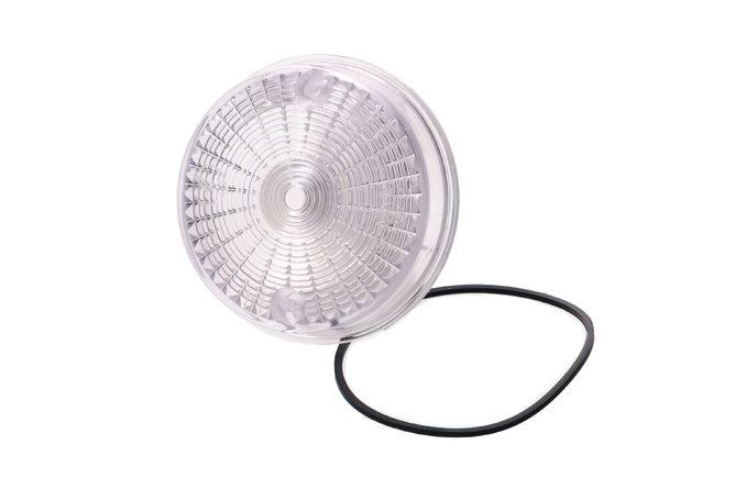 Blinkerlinse bak 80mm vit Simson